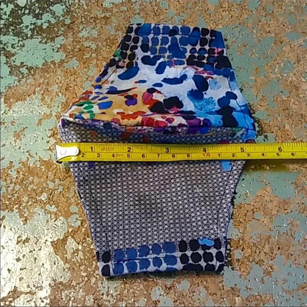 WOMEN'S “COLORFUL GRID” COTTON BLEND FACE MASK